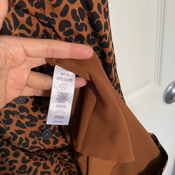 NWT Good American Leopard print dress - Picture 4 of 5